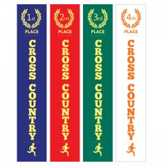 Buffalo Sports Pack of 4 Cross Country Place Ribbons | 1st 2nd 3rd 4th